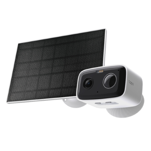 Tapo Kit Telecamera Outdoor Wireless 1080p + Pannello Solare, Batteria 5200mAh, AI e Visione Notturna a colori