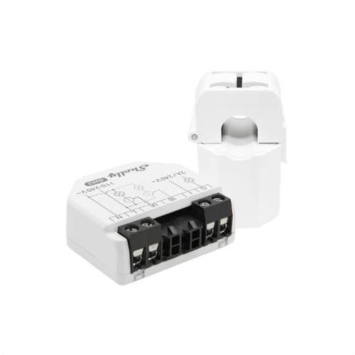 Shelly EM Gen3 - Modulo contatore energia Wi-Fi/BT + pinza amperometrica 50A