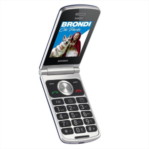 CELLULARE TASTI GRANDI BLU BRONDI MAXI
