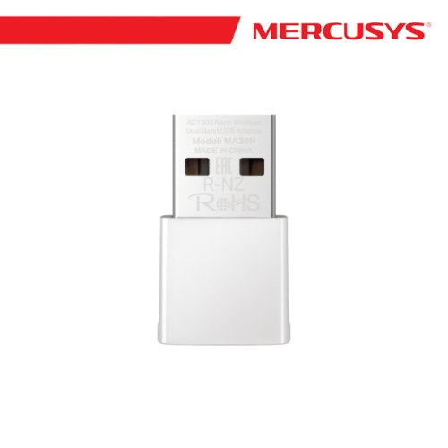 ADATTATORE USB WI-FI AC1300 DUAL BAND NANO MERCUSYS MA30N