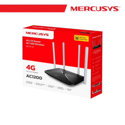 ROUTER 4G LTE WI-FI DUAL BAND AC1200 MERCUSYS MB135-4G