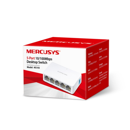 SWITCH DESKTOP 5 PORTE 10/100 MERCUSYS MS105