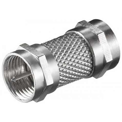 Connettore F: Spina F - Spina F, zinco- zinco