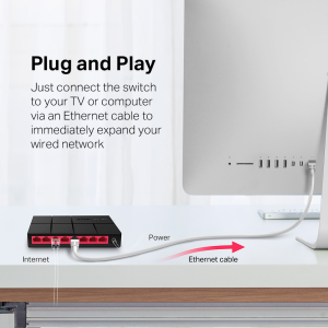 SWITCH DESKTOP 8 PORTE GIGABIT MERCUSYS MS108G