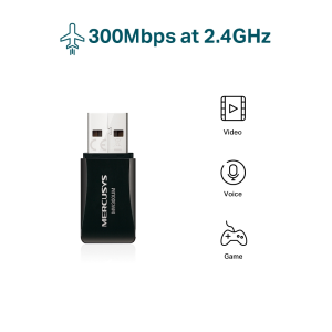 ADATTATORE USB WI-FI N300 MINI MERCUSYS MW300UM