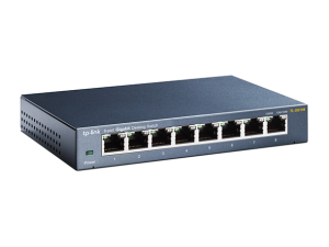 SWITCH DESKTOP 8 PORTE GIGABIT METALLO TP-LINK TL-SG108