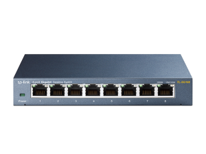SWITCH DESKTOP 8 PORTE GIGABIT METALLO TP-LINK TL-SG108