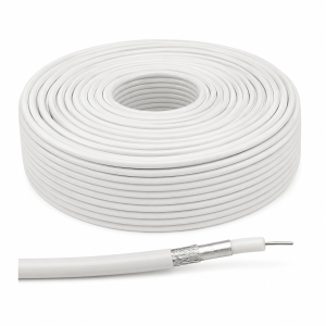 CAVO COASSIALE TV/SAT 6,8MM 75 OHM CLASSE B METRONIC 414221 Vendita al mt.
