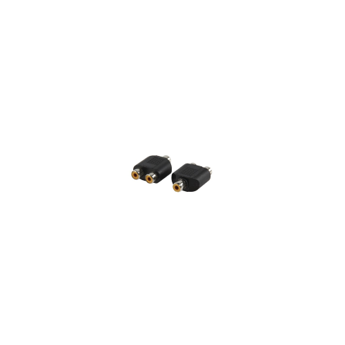 ADATTATORE RCA da 1 CONNETTORE RCA FEMMINA a 2 CONNETTORI RCA F