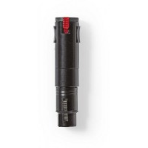 Adattatore XLR Stereo XLR 3 pin Femmina-6,3 mm Femmina Nero