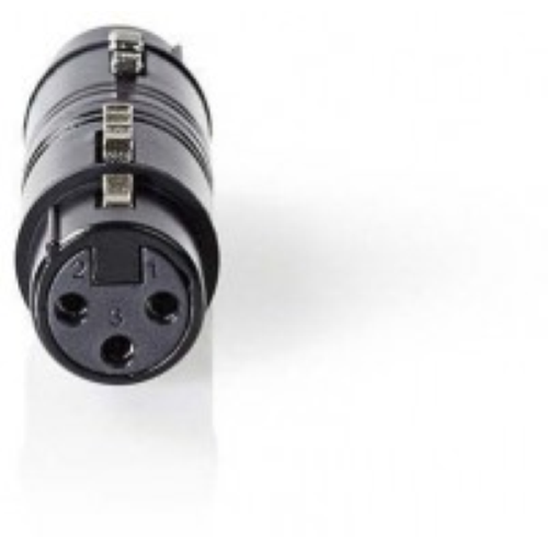 Giunto XLR Presa XLR a 3 pin-Presa XLR a 3 pin nera