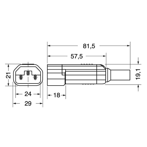 SPINA TRIPOLARE C14 STANDARD