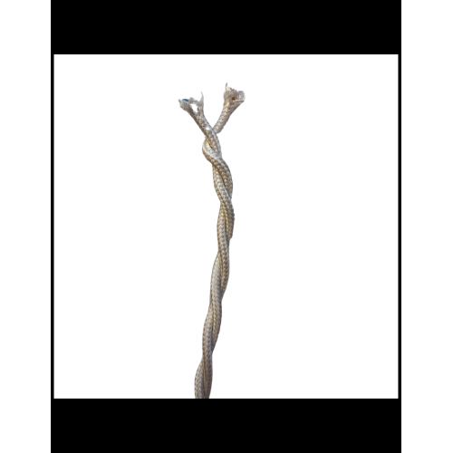Cavo elettrico in tessuto intrecciato Avorio 2x0.75 FAEG FG24900