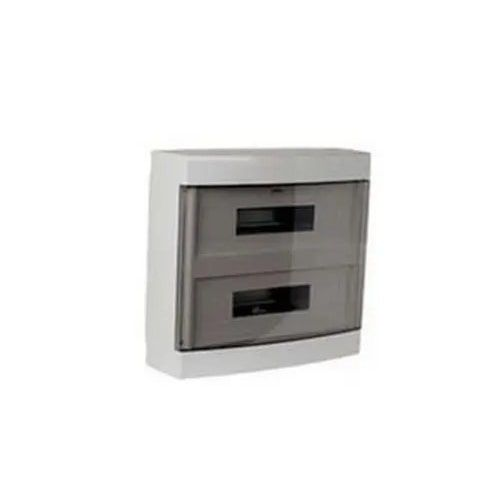 Centralino da parete 24 Moduli DIN con sportello fume trasparente in policarbonato grigio FAEG FG14424