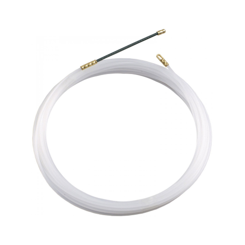 Sonda passacavi da 20 metri Diametro 4 mm con puntale flessibile in acciaio FAEG FG25410, Terminale fisso in ottone, Nylon