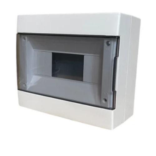 Centralino 8 moduli tecnopolimero bianco sportello trasparente fumè FAEG FG14408B