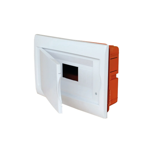 Centralino da Incasso 12 Moduli DIN con Portello Bianco, Completo di cassetta ad incasso, Cornice Bianca, IP40 FAEG FG14612