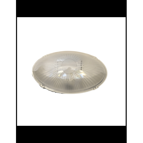 Plafoniera Ovale Bianca IP65 con diffusore trasparente e base in tecnopolimero FAEG FG24162
